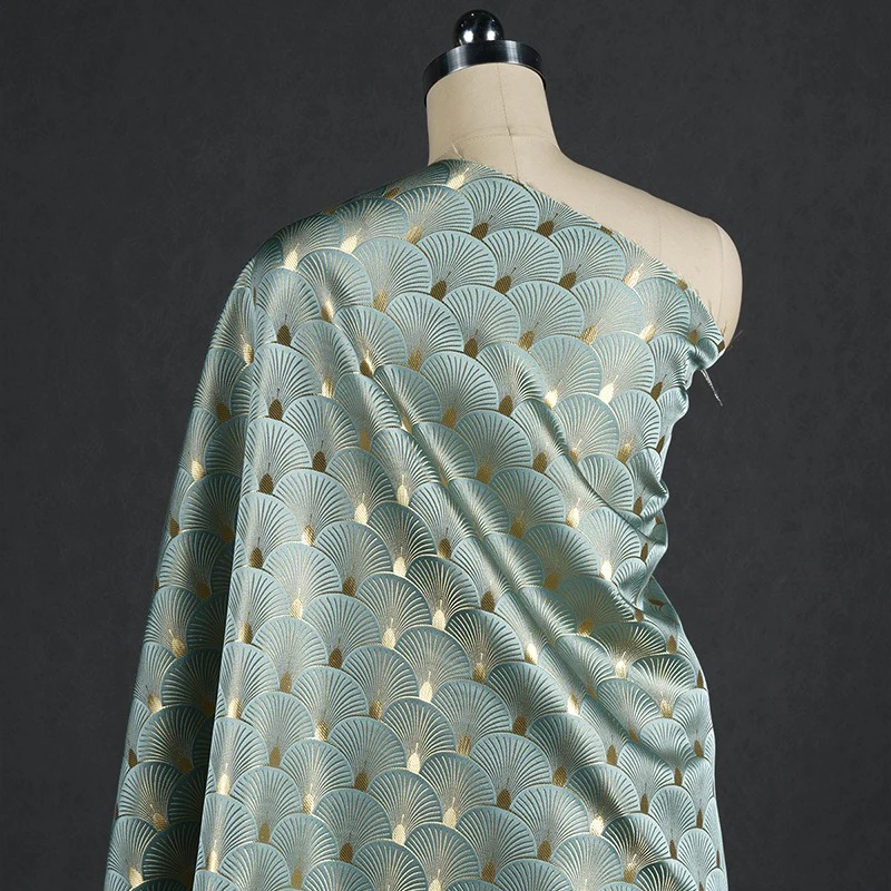 Sewing Jackets - 은행잎 팬 모양의 자카드 브로케이드 원단