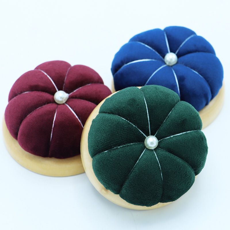 Sewing Pin Cushion - 1개들이 핀쿠션 호박 모양 바느질 바늘