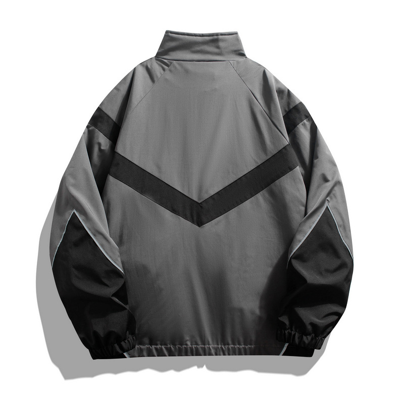플러스 사이즈 패치워크 재킷 유니섹스 지퍼 스탠드업 칼 - Sewing Jackets 리뷰 및 가격