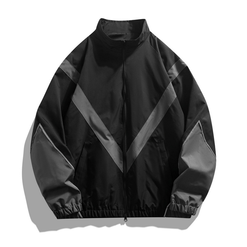 플러스 사이즈 패치워크 재킷 유니섹스 지퍼 스탠드업 칼 - Sewing Jackets 리뷰 및 가격