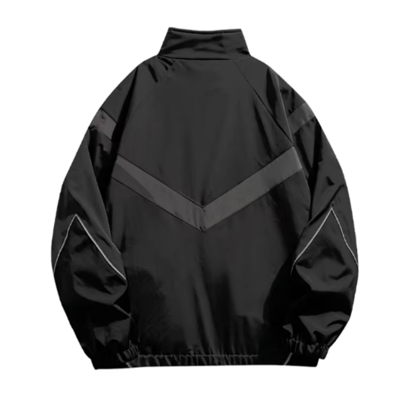 플러스 사이즈 패치워크 재킷 유니섹스 지퍼 스탠드업 칼 - Sewing Jackets 리뷰 및 가격