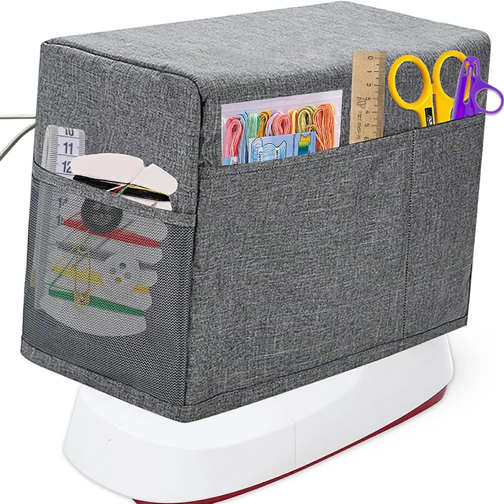 보관용 포켓 및 측면 손잡이가 있는 범용 재봉틀 커버, - Sewing Machine Fabric 리뷰 및 가격