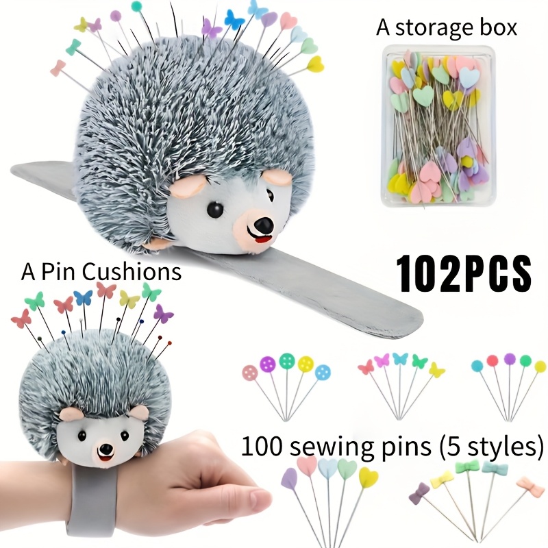 고슴도치 모양의 손목 받침대, 바늘꽂이, 귀여운 디자인 - Sewing Pin Cushion 리뷰 및 가격
