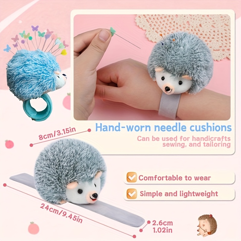 고슴도치 모양의 손목 받침대, 바늘꽂이, 귀여운 디자인 - Sewing Pin Cushion 리뷰 및 가격