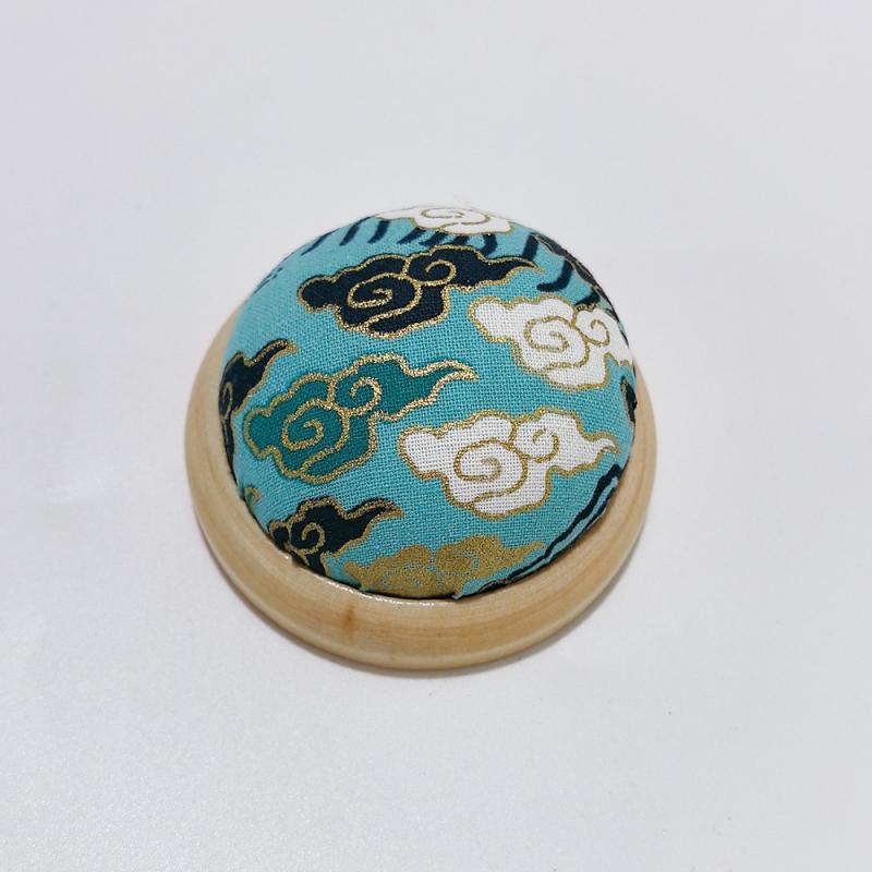 1PC 빈티지 자수 핀 쿠션 나무 베이스가 있는 반원형 - Sewing Pin Cushion 리뷰 및 가격