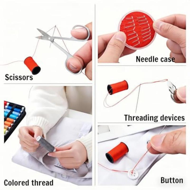 1봉지 27종 재봉 키트, 실, 바늘, 실끼, 손가락  - Needle Threader Tool 리뷰 및 가격