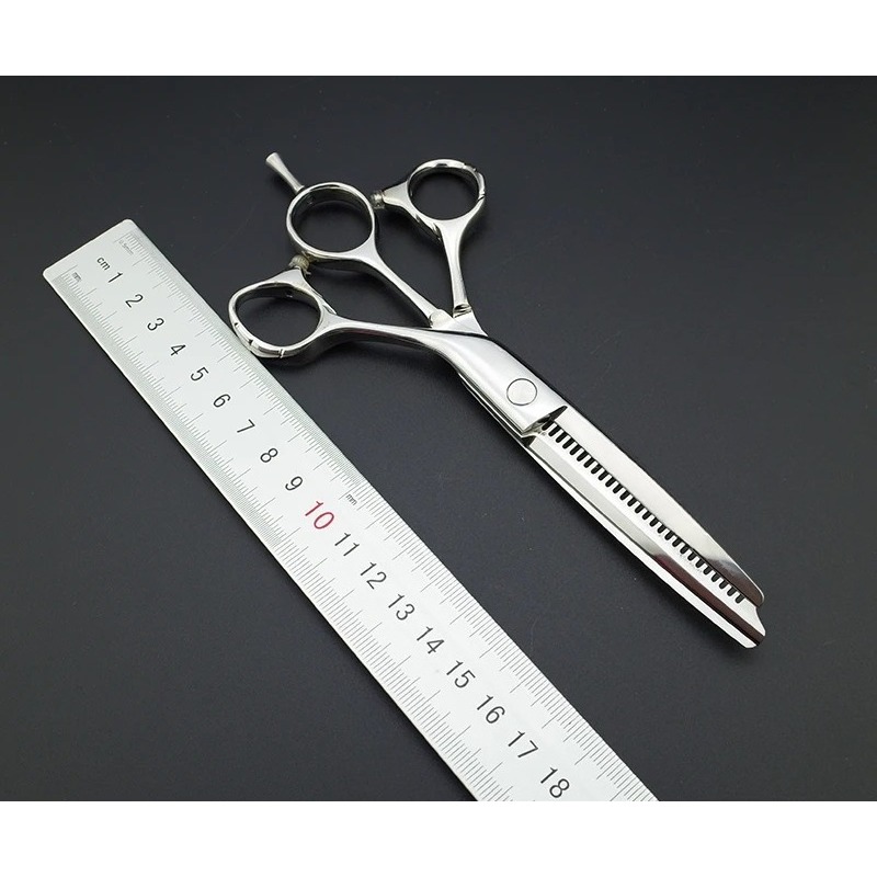 【핫세일】6인치 3날 전문 헤어 커팅 가위 미용 가위  - Pinking Shear Blade 리뷰 및 가격