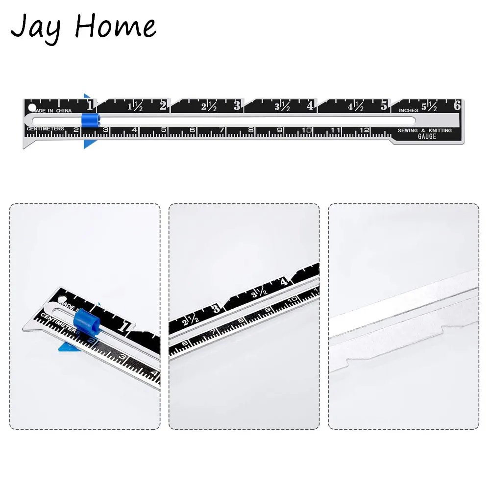 2/4PCS 슬라이딩 게이지 바느질 측정 도구 뜨개질  - Sewing Lab 리뷰 및 가격