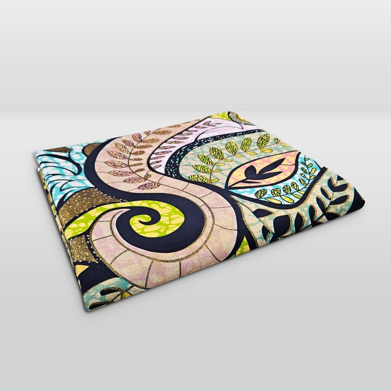 6야드 길이 46'' 폭의 추상적인 식물 무늬가 있는  - Sewing Batik 리뷰 및 가격