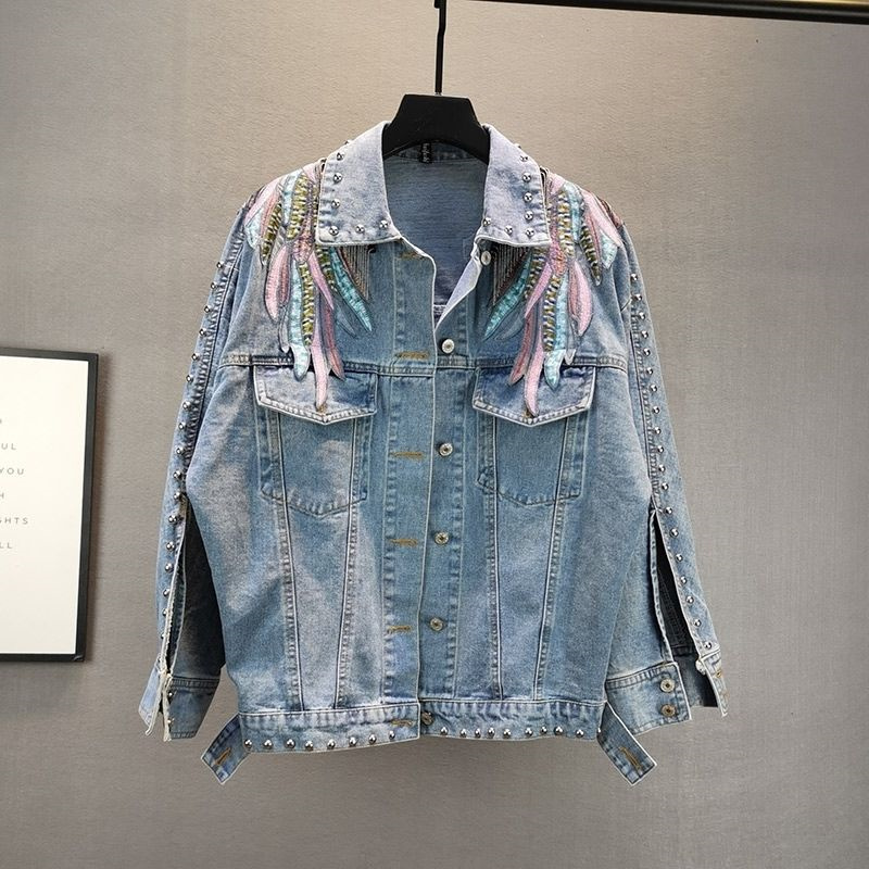 2026년 신상 가을 패션 리벳 여성 데님 재킷 긴소매 - Sewing Jackets 리뷰 및 가격