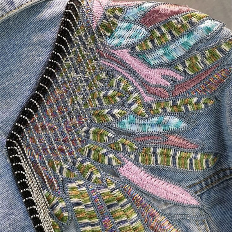 2026년 신상 가을 패션 리벳 여성 데님 재킷 긴소매 - Sewing Jackets 리뷰 및 가격