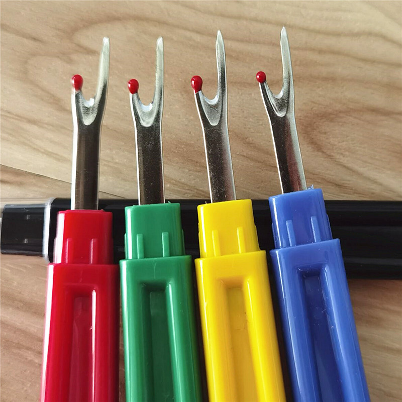5개/세트 DIY 바느질 도구 - 플라스틱 손잡이 스틸 - Seam Ripper Tool 리뷰 및 가격