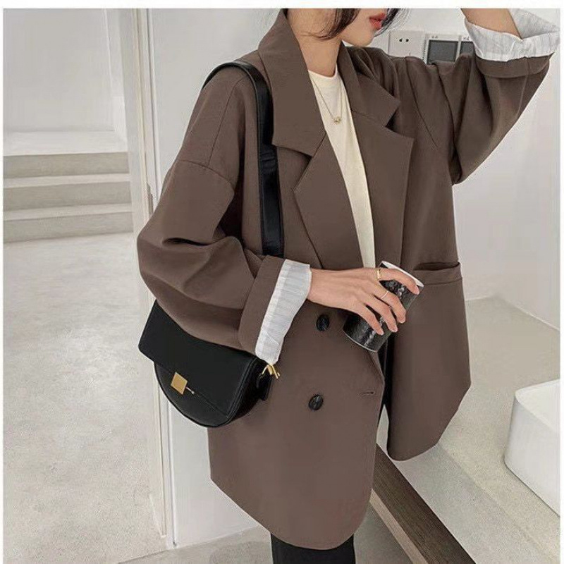 여성 맞춤형 코트 재킷 라펠 버튼 포켓 긴 소매 더블  - Sewing Jackets 리뷰 및 가격