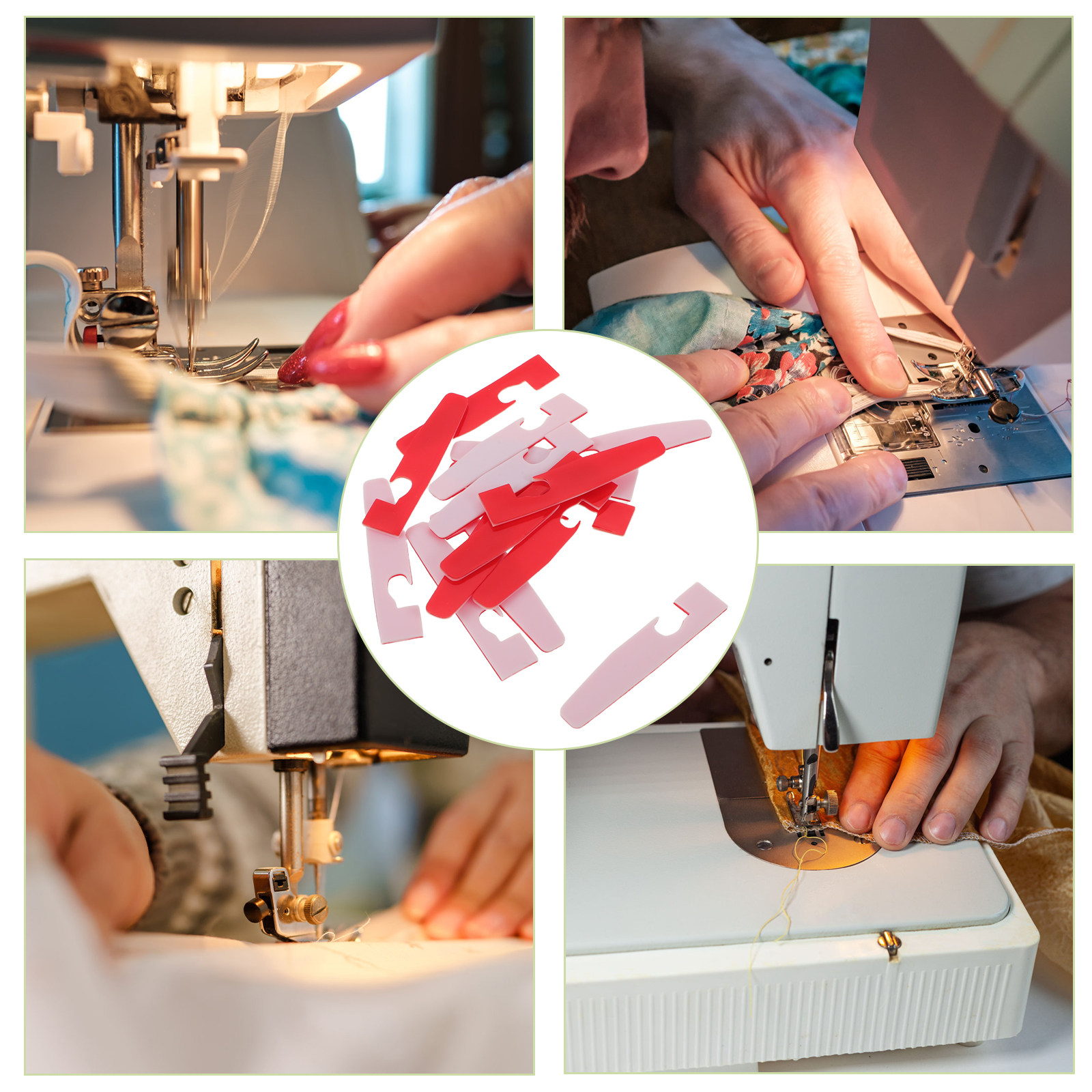 40개입 재봉틀 압착 발 플라스틱 교체용 접착 패드,  - Sewing Machine Fabric 리뷰 및 가격