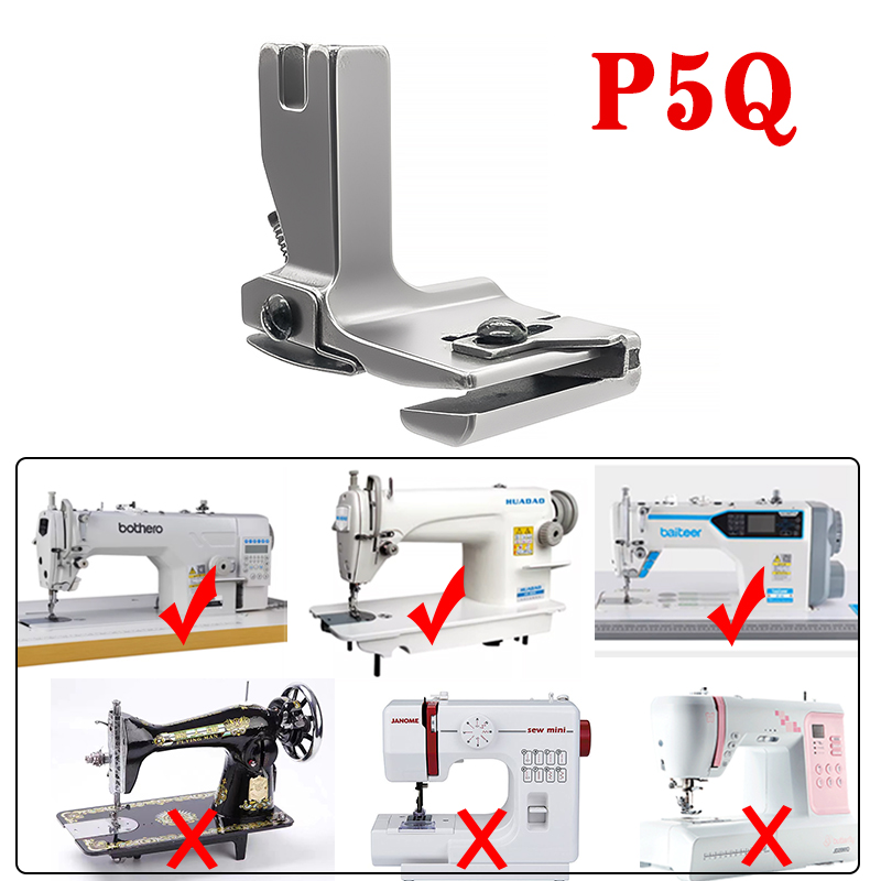 새로운 P5Q 조절식 주름 프레스 풋, 만능 풀 스틸  - Rolled Hem Foot 리뷰 및 가격