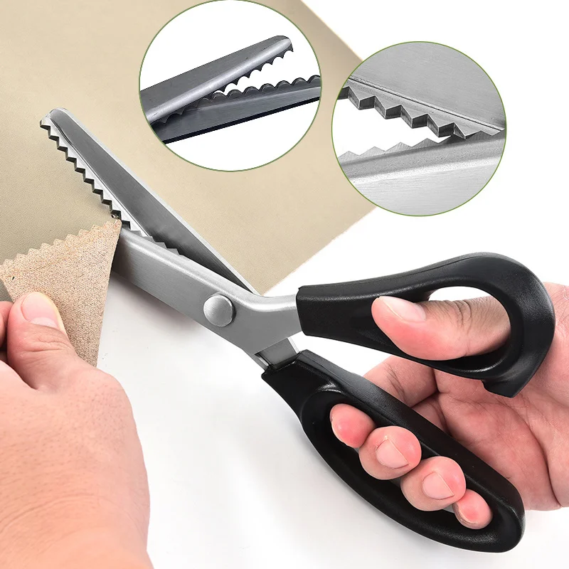 1Pc 핑킹 가위 스테인레스 스틸 양재 가위 톱니 모양 - Pinking Shear Blade 리뷰 및 가격