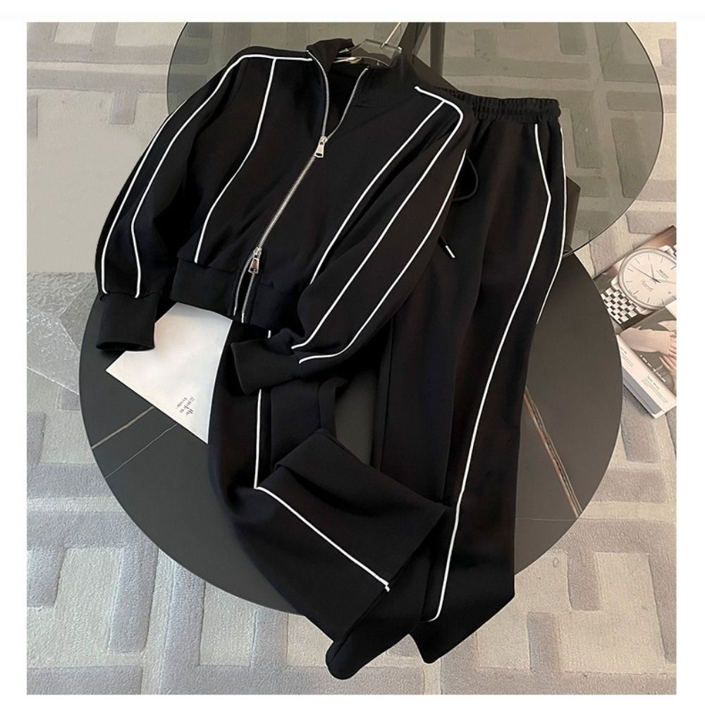 새로운 투피스 세트 긴팔 캐주얼 다용도 지퍼 재킷 포근 - Sewing Jackets 리뷰 및 가격