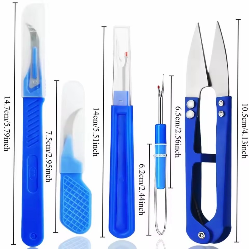 5개 세트의 재봉용 실 분리 도구, 바늘땀을 풀어주는  - Seam Ripper Tool 리뷰 및 가격