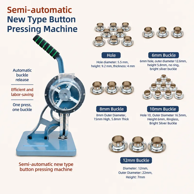 반자동 버튼홀 기계 링 프리 고밀도 스티칭 산업용 재봉 - Textiles Sewing Machine 리뷰 및 가격